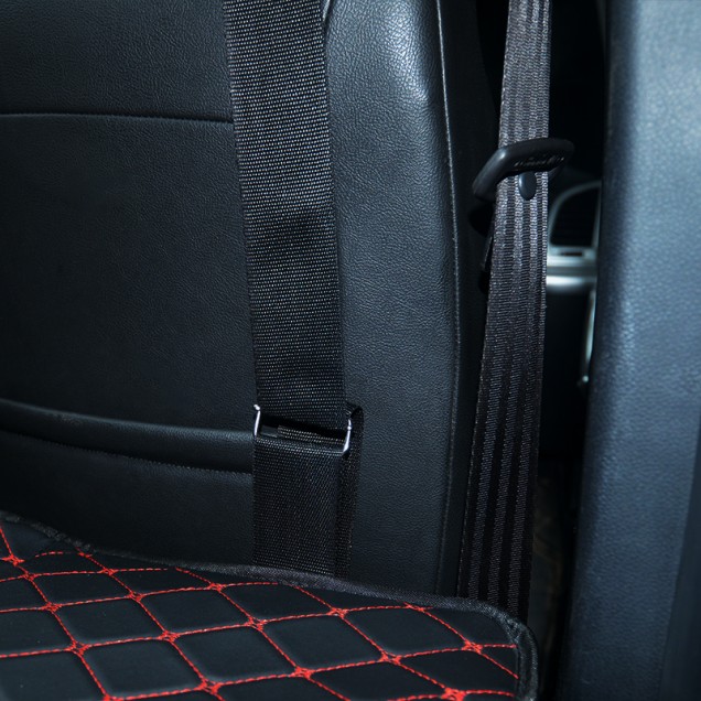 Low Cost Universal Diamond Car Bed - Non-Inflatable Black and Red Stitching Luxury Leather Diamond Car Bed Mattress Low Cost Universal Diamond Car Bed - Non-Inflatable Black and Red Stitching Luxury Leather Diamond Car Bed Mattress