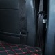 Low Cost Universal Diamond Car Bed - Non-Inflatable Black and Red Stitching Luxury Leather Diamond Car Bed Mattress Low Cost Universal Diamond Car Bed - Non-Inflatable Black and Red Stitching Luxury Leather Diamond Car Bed Mattress