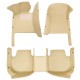 Low Cost Beige Luxury Leather Diamond Car Floor Mats Low Cost Beige Luxury Leather Diamond Car Floor Mats