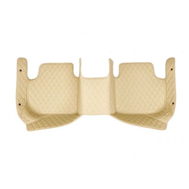 Low Cost Beige Luxury Leather Diamond Car Floor Mats Low Cost Beige Luxury Leather Diamond Car Floor Mats