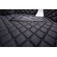 Low Cost Black and Black Stitching Luxury Leather Diamond Car Floor Mats Low Cost Black and Black Stitching Luxury Leather Diamond Car Floor Mats