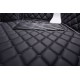 Low Cost Black and Black Stitching Luxury Leather Diamond Car Mats Low Cost Black and Black Stitching Luxury Leather Diamond Car Mats