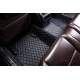 Low Cost Black and Blue Stitching Luxury Leather Diamond Car Floor Mats Low Cost Black and Blue Stitching Luxury Leather Diamond Car Floor Mats