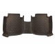 Low Cost Black and Orange Stitching Luxury Leather Diamond Car Floor Mats Low Cost Black and Orange Stitching Luxury Leather Diamond Car Floor Mats