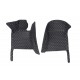 Low Cost Black and White Stitching Luxury Leather Diamond Car Floor Mats Low Cost Black and White Stitching Luxury Leather Diamond Car Floor Mats