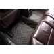 Low Cost Black and Yellow Stitching Luxury Leather Diamond Car Floor Mats Low Cost Black and Yellow Stitching Luxury Leather Diamond Car Floor Mats