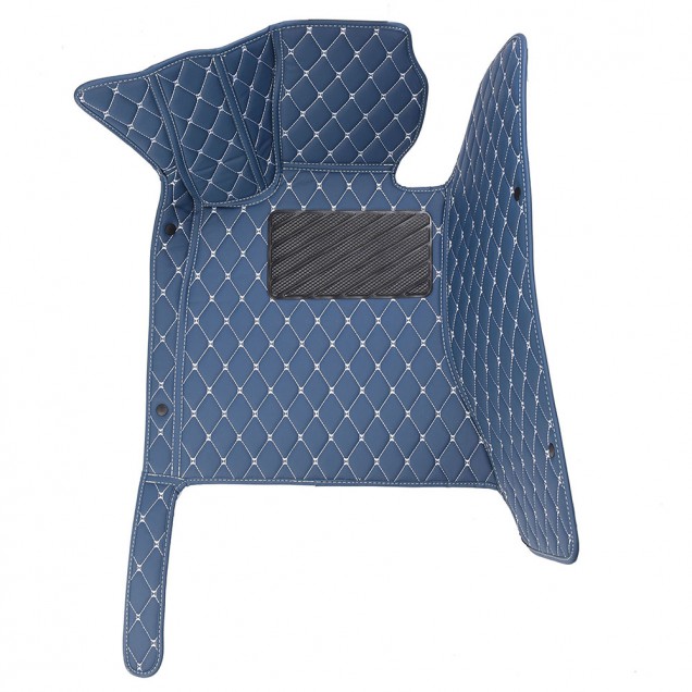 Low Cost Blue Luxury Leather Diamond Car Floor Mats Low Cost Blue Luxury Leather Diamond Car Floor Mats