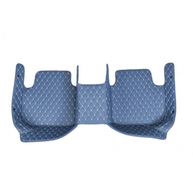 Low Cost Blue Luxury Leather Diamond Car Floor Mats Low Cost Blue Luxury Leather Diamond Car Floor Mats