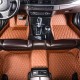 Low Cost Brown Luxury Leather Diamond Car Floor Mats Low Cost Brown Luxury Leather Diamond Car Floor Mats