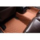 Low Cost Brown Luxury Leather Diamond Car Floor Mats Low Cost Brown Luxury Leather Diamond Car Floor Mats