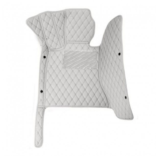 Low Cost Grey Luxury Leather Diamond Car Floor Mats Low Cost Grey Luxury Leather Diamond Car Floor Mats