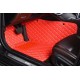 Low Cost Red Luxury Leather Diamond Car Floor Mats Low Cost Red Luxury Leather Diamond Car Floor Mats