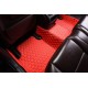 Low Cost Red Luxury Leather Diamond Car Floor Mats Low Cost Red Luxury Leather Diamond Car Floor Mats