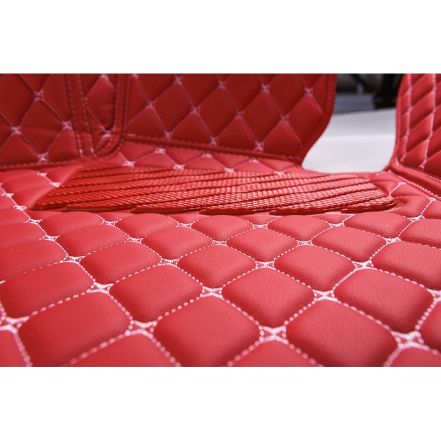 Low Cost Red Luxury Leather Diamond Car Floor Mats Low Cost Red Luxury Leather Diamond Car Floor Mats