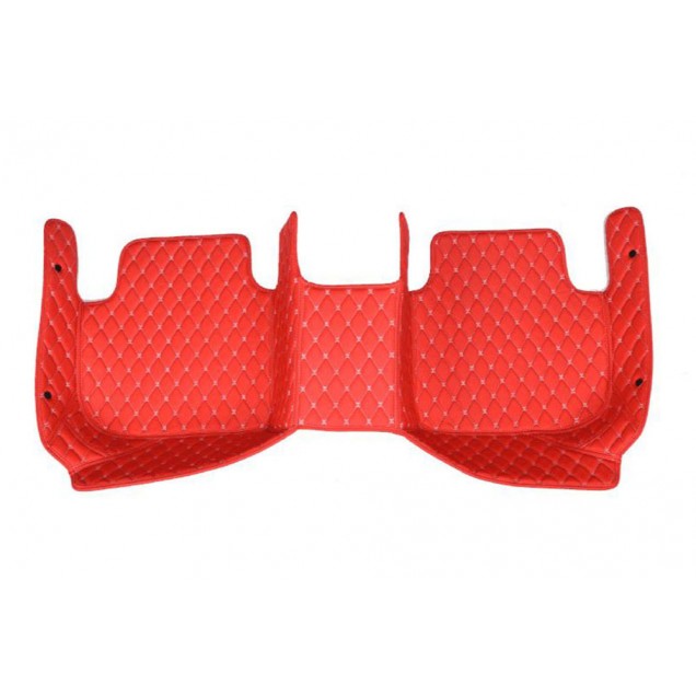 Low Cost Red Luxury Leather Diamond Car Floor Mats Low Cost Red Luxury Leather Diamond Car Floor Mats