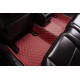 Low Cost Wine Red Luxury Leather Diamond Car Floor Mats Low Cost Wine Red Luxury Leather Diamond Car Floor Mats