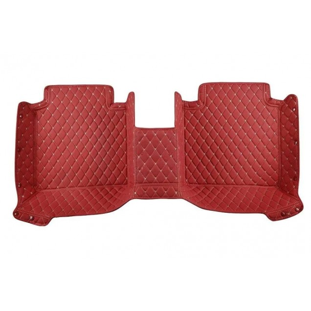 Low Cost Wine Red Luxury Leather Diamond Car Floor Mats Low Cost Wine Red Luxury Leather Diamond Car Floor Mats