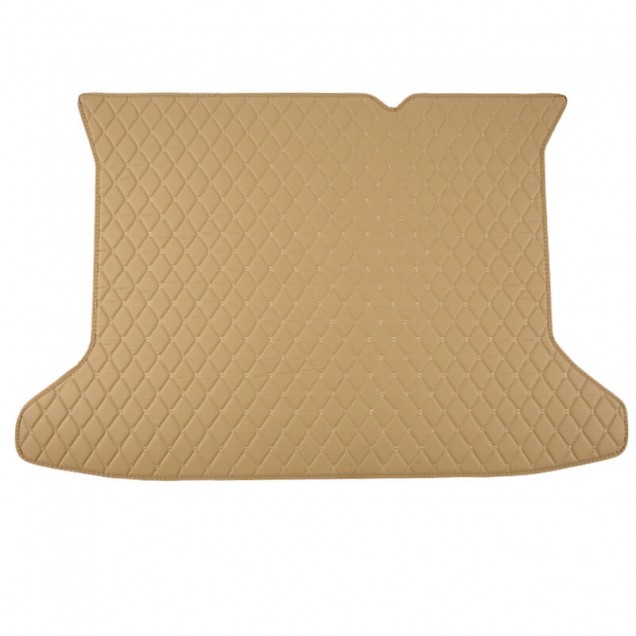 Low Cost Beige Luxury Leather Diamond Trunk Base Mats Low Cost Beige Luxury Leather Diamond Trunk Base Mats
