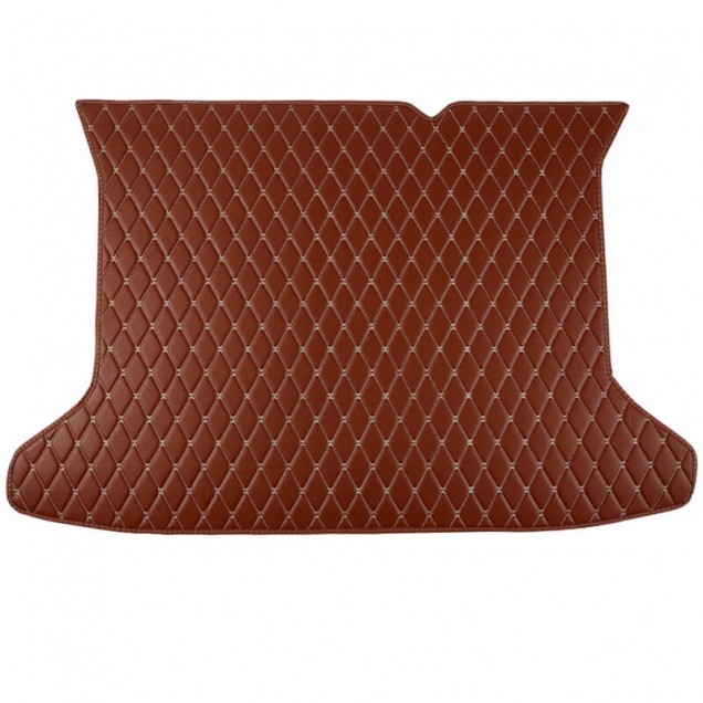 Low Cost Brown Luxury Leather Diamond Trunk Base Mats Low Cost Brown Luxury Leather Diamond Trunk Base Mats