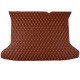 Low Cost Brown Luxury Leather Diamond Trunk Base Mats Low Cost Brown Luxury Leather Diamond Trunk Base Mats