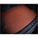 Low Cost Brown Luxury Leather Diamond Trunk Base Mats Low Cost Brown Luxury Leather Diamond Trunk Base Mats