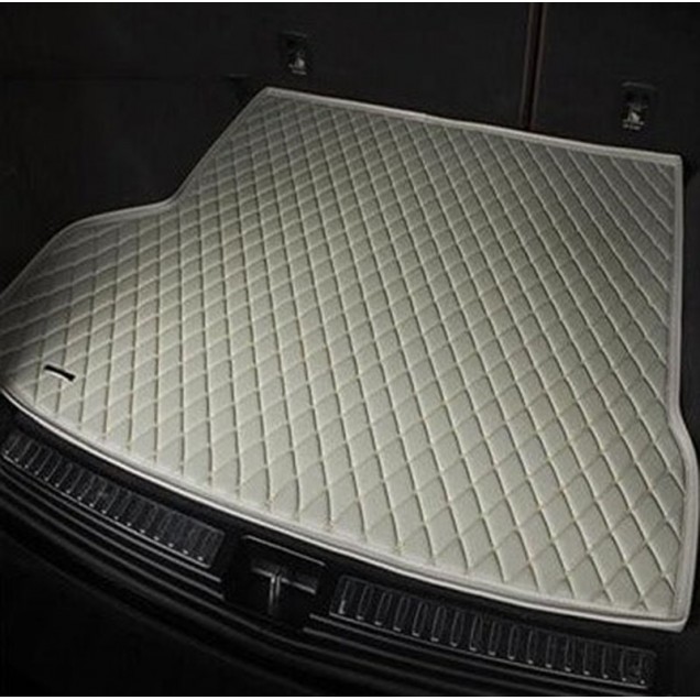 Low Cost Grey Luxury Leather Diamond Trunk Base Mats Low Cost Grey Luxury Leather Diamond Trunk Base Mats