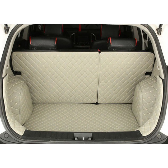 Low Cost Grey Full Cover Luxury Leather Diamond Trunk Car Floor Mats Low Cost Grey Full Cover Luxury Leather Diamond Trunk Car Floor Mats