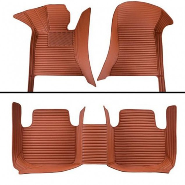 Low Cost Luxury Leather Stripe Car Floor Mats Low Cost Luxury Leather Stripe Car Floor Mats
