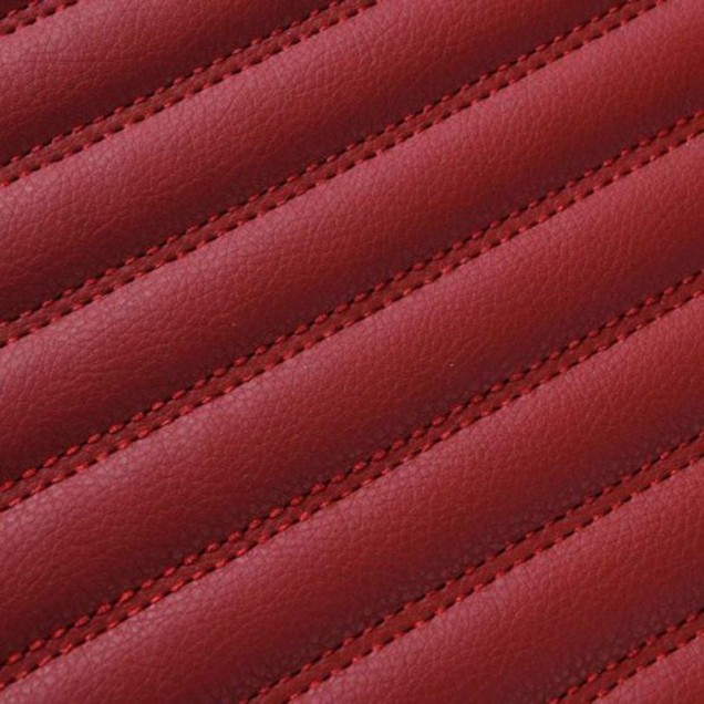 Low Cost Maroon Luxury Leather Stripe Car Floor Mats Low Cost Maroon Luxury Leather Stripe Car Floor Mats