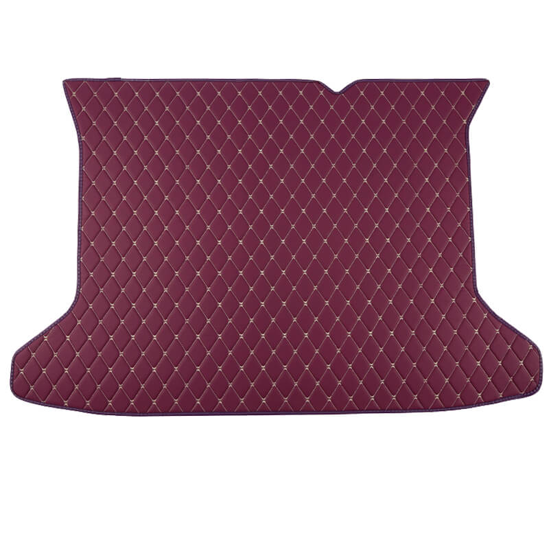 Low Cost Purple Luxury Leather Diamond Trunk Base Mat